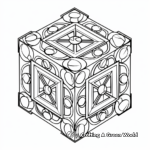 Metatron’s Cube Sacred Geometry Coloring Pages 1