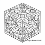 Metatron’s Cube Sacred Geometry Coloring Pages 2