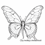 Migrating Monarch Butterfly Adaptation Coloring Pages 2