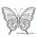 Migrating Monarch Butterfly Adaptation Coloring Pages 3