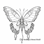 Migrating Monarch Butterfly Adaptation Coloring Pages 4