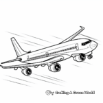 Military Airplanes Coloring Pages 4