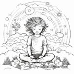 Mindful Meditation-Themed Coloring Pages 2