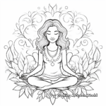 Mindful Meditation-Themed Coloring Pages 3