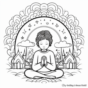 Mindful Zen Doodle Coloring Pages for Adults 1