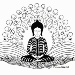 Mindful Zen Doodle Coloring Pages for Adults 2