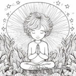 Mindfulness Coloring Pages with Encouraging Words 1