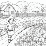 Mixed Vegetable Garden Coloring Pages 3