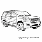 Modern Police SUV Coloring Pages 2