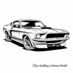 Modern Shelby GT500 Mustang Coloring Pages 3