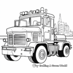 Modern Tugboat Coloring Pages 2