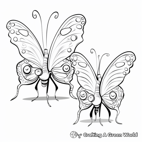 Monarch Coloring Pages - Free &amp; Printable!