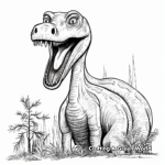 Monstrous Brachiosaurus Coloring Pages 3