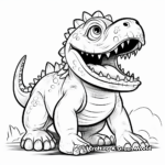 Monstrous Megalosaurus Coloring Pages 3