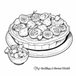 Mouth-Watering Deep Dish Pizza Coloring Pages 2