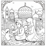 Muslim Art: Islamic Patterns Coloring Pages 3