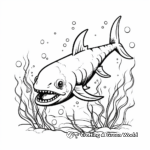 Mysterious Mosasaurus Coloring Pages 4