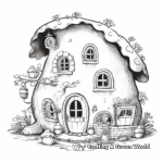 Mysterious Underground Gnome Home Coloring Pages 3