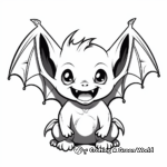 Mysterious Vampire Bat Coloring Pages 4