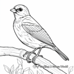 Mystic American Robin Coloring Pages for Artists 3