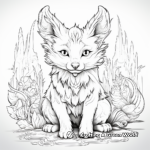 Mystical Fox Coloring Pages for Enthusiasts 3