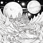 Mystical Galaxy Coloring Pages for Adults 1