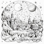 Mystical Galaxy Coloring Pages for Adults 3