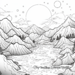 Mystical Milky Way Galaxy Coloring Pages 3