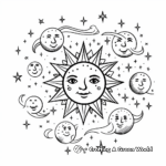 Mystical Moon Phases Coloring Pages 3