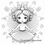 Mystical Printable Fairy Coloring Pages 3
