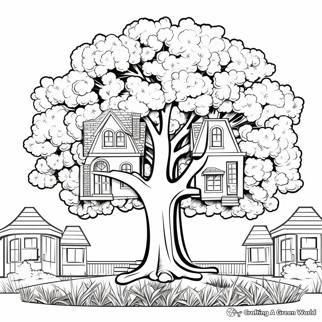National Arbor Day Tree Coloring Pages 4