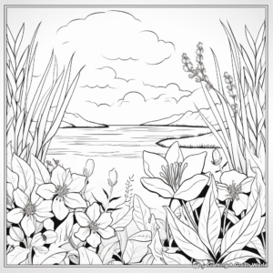 Nature-Inspired Blank Coloring Pages 2
