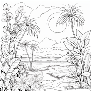 Nature-Inspired Blank Coloring Pages 4