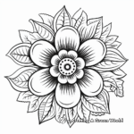 Nature-Inspired Mandala Coloring Pages 1