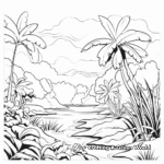 Nature-Themed Easy Coloring Pages for Relaxation 4