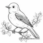 Nature's Music: Songbird Coloring Pages 1
