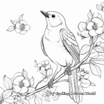 Nature's Music: Songbird Coloring Pages 2