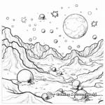 Nebulas and Star Clusters: Deep Space Coloring Pages 4