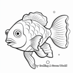 Nemo-Inspired Clownfish Cartoon Coloring Pages 4