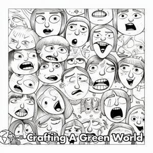 Emotions Coloring Pages - Free &amp; Printable!