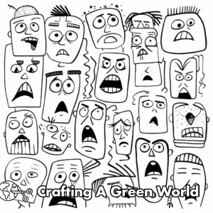Emotions Coloring Pages - Free &amp; Printable!