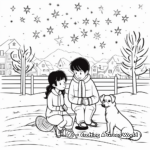 New Year’s Fireworks Coloring Pages 3