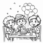 New Year's Eve Party Coloring Pages 3