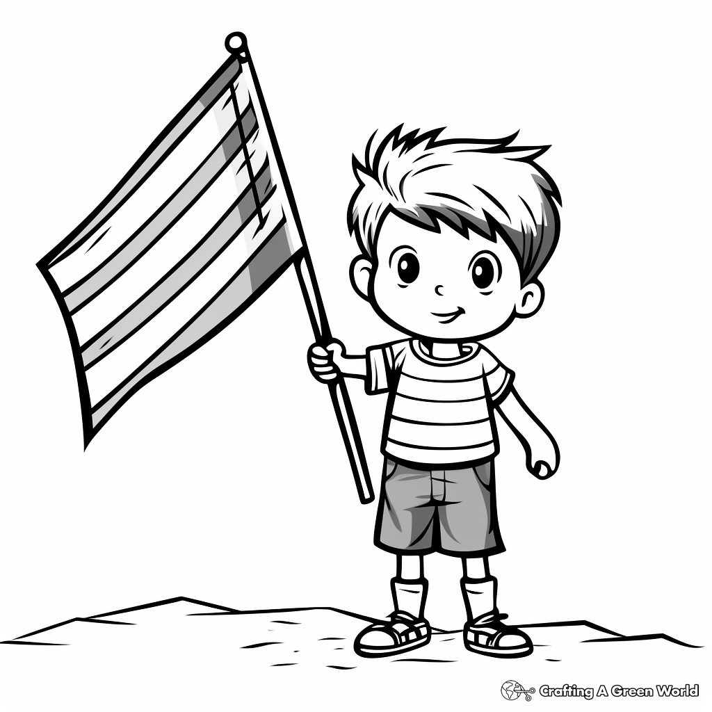 Non-Binary Pride Flag Coloring Pages 2