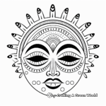 Nose-themed Transformative Mandala Coloring Pages 4
