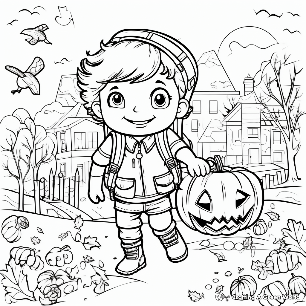Nostalgic Back to School Coloring Pages 3
