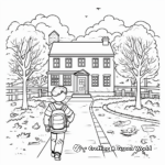 Nostalgic Back to School Coloring Pages 4