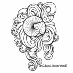 Nostalgic Candy Cane Ornament Coloring Pages 4