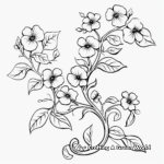 Nostalgic Grapevine Coloring Pages for Wine Lovers 2