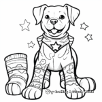 Novelty Socks Coloring Pages: Animal, Superhero, and More! 4